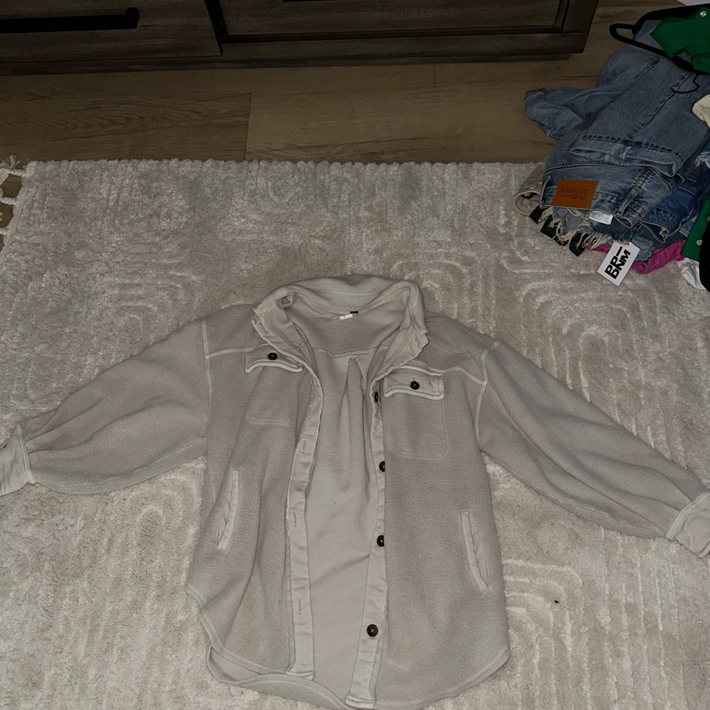 free people sherpa jacket